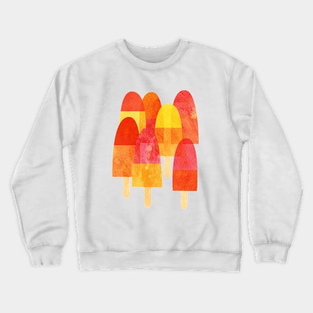 Ice Lollies and Popsicles Food Art Crewneck Sweatshirt by NicSquirrell